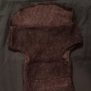 New Handmade Puppy Dog Burgundy Dot Knit Sweater